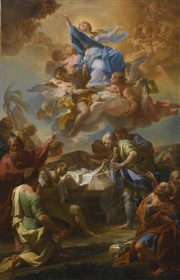 ASSUMPTION OF THE VIRGIN by Corrado Giaquinto - Auction record, sale price, and art valuation. Compare with similar artists and explore comparable artworks.