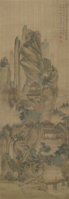 EXPOUNDING ON HISTORY IN A PINE-SHADED PAVILION by Fang Xu - Auction record, sale price, and art valuation. Compare with similar artists and explore comparable artworks.