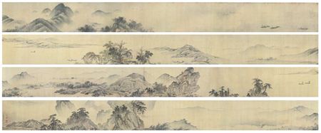 GRAND VIEW OF MOUNTAINS AND RIVERS