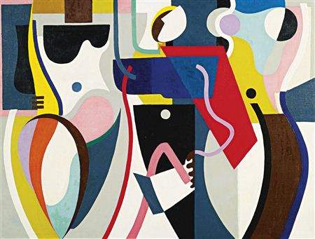 ABSTRACTION: TWO NUDES