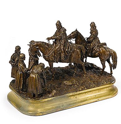 A Tsar and His Falconers by Vassili Yacovlevitch Grachev - Auction record, sale price, and art valuation. Compare with similar artists and explore comparable artworks.