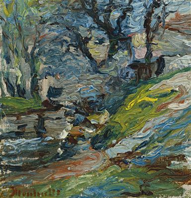 Sample artwork by Adolphe Joseph Thomas Monticelli (1824 - 1886), known for landscape, figure and genre painting - View similar artists and auction records