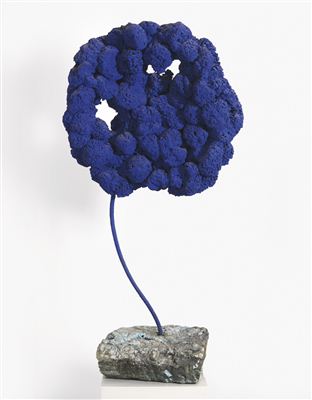SCULPTURE ÉPONGE BLEUE SANS TITRE