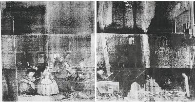 LAS MENINAS (BLACK ON SILVER) (2)