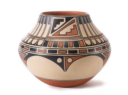 Globular form by Maria Montoya Poveka Martinez - Auction record, sale price, and art valuation. Compare with similar artists and explore comparable artworks.