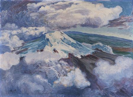VISTA AÉREA DEL POPOCATÉPETL by Dr (Gerardo Murillo) Atl - Auction record, sale price, and art valuation. Compare with similar artists and explore comparable artworks.