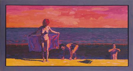 STUDY FOR END OF DAY BATHERS