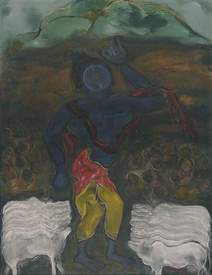 GOVARDHANA GIRIDHARI by Reddeppa Naidu - Auction record, sale price, and art valuation. Compare with similar artists and explore comparable artworks.