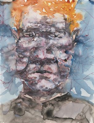 Portrait of Barnaby Furnas: PORTRAIT OF REBEL SOLDIER (SELF PORTRAIT)