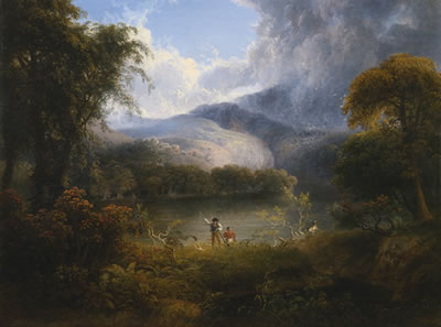 HUNTERS WITH A DOG IN A LANDSCAPE by Thomas Doughty - Auction record, sale price, and art valuation. Compare with similar artists and explore comparable artworks.