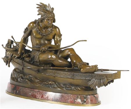 ALLEGORY OF THE HUNT, A NATIVE AMERICAN INDIAN
