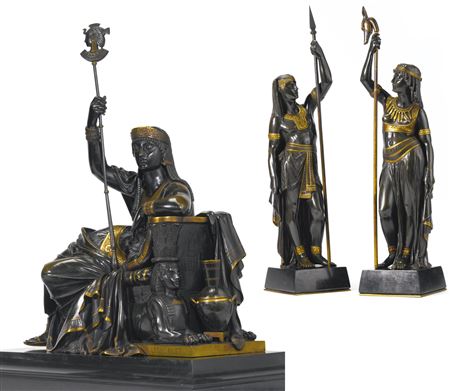 CLÉOPATRA ATTENDED BY HER GUARDS