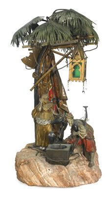THE WELL, A LARGE TABLE LAMP