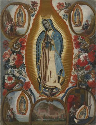VIRGEN DE GUADALUPE CON APARICIONES