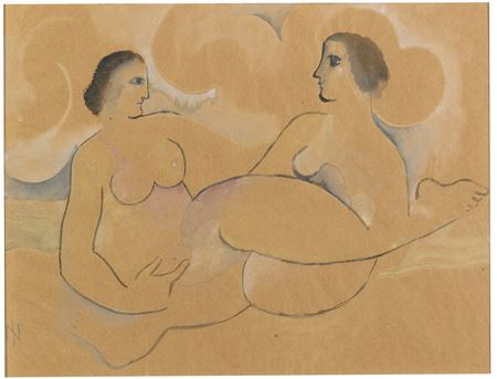 RECLINING NUDES by Ishmael Nery - Auction record, sale price, and art valuation. Compare with similar artists and explore comparable artworks.