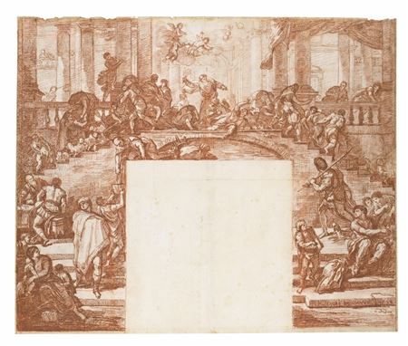 THE EXPULSION FROM THE TEMPLE, AFTER LUCA GIORDANO