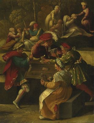 A SCENE FROM VIRGIL'S AENEID, FROM ALFONSO I D'ESTE'S FRIEZE IN THE 'CAMERINO D'ALABASTRO'