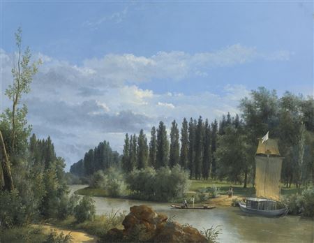 VIEW OF THE PARK OF CHÂTEAU DE NEUILLY