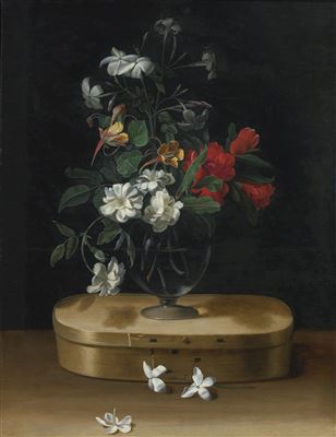VASE OF FLOWERS ON A CHIPBOARD BOX by Jean Michel Picart - Auction record, sale price, and art valuation. Compare with similar artists and explore comparable artworks.