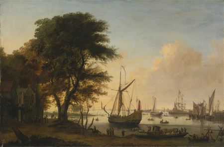 A BOATING SCENE WITH A ROYAL YACHT, POSSIBLY THE KATHERINE by Jan Wyck - Auction record, sale price, and art valuation. Compare with similar artists and explore comparable artworks.