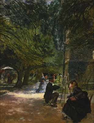 ON THE TERRACE AT HADDON HALL