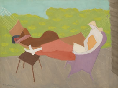 MARCH AND SALLY OUTDOORS by Milton Clark Avery - Auction record, sale price, and art valuation. Compare with similar artists and explore comparable artworks.