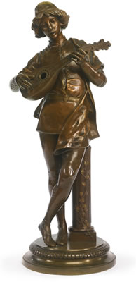 LE CHANTEUR FLORENTIN by Paul Dubois - Auction record, sale price, and art valuation. Compare with similar artists and explore comparable artworks.