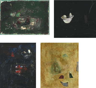 17 TO 7; NATURE MORTE; YELLOW SQUARE; PORTRAIT OF PAULINE
