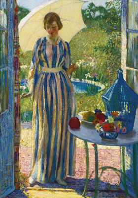 THE PARASOL by Raymond Perry Rodgers Neilson - Auction record, sale price, and art valuation. Compare with similar artists and explore comparable artworks.