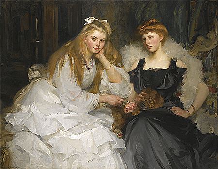 PORTRAITS OF LORNA AND DOROTHY BELL, DAUGHTERS OF W. HEWARD BELL, ESQ.