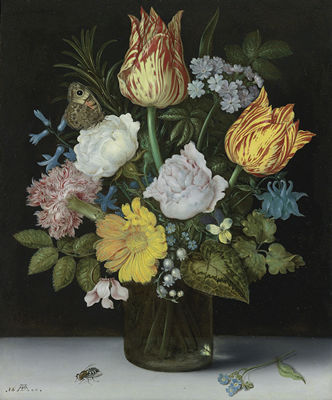 Sample artwork by Ambrosius Bosschaert The Elder (1573 - 1621), known for floral still life painting - View similar artists and auction records