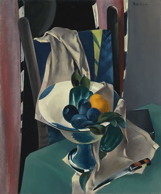 Sample artwork by Preston Dickinson (1891 - 1930), known for modernist landscape, figure and still life painting, drawing - View similar artists and auction records