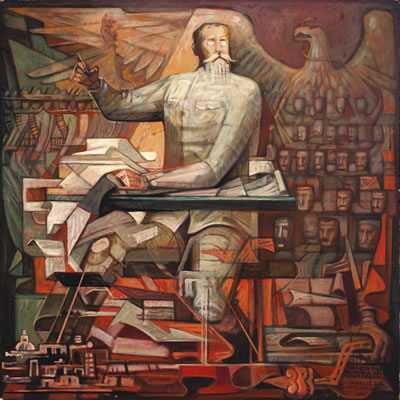 PROYECTO PARA EL MURAL DE LA CONSTITUCIÓN DE 1917