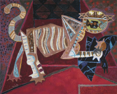Sample artwork by Rodolfo Nieto (1936 - 1985), known for painting, engraving, lithography - View similar artists and auction records