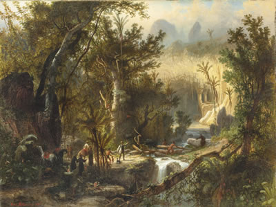 Sample artwork by Ferdinand Bellermann (1814 - 1889), known for landscape painting - View similar artists and auction records