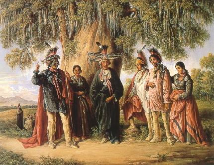 Six Kickapoo Indians, Chief by August Schoefft - Auction record, sale price, and art valuation. Compare with similar artists and explore comparable artworks.