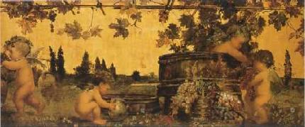 Putti In A Grape Arbor