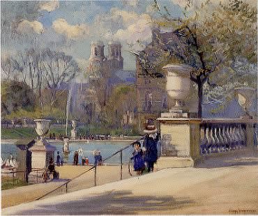 Children in the Luxembourg Gardens