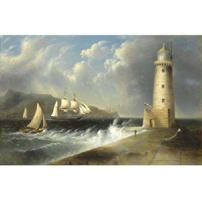 Seascape with Lighthouse