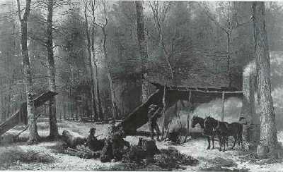 The Maple Sugar Camp by Hugh Newell - Auction record, sale price, and art valuation. Compare with similar artists and explore comparable artworks.