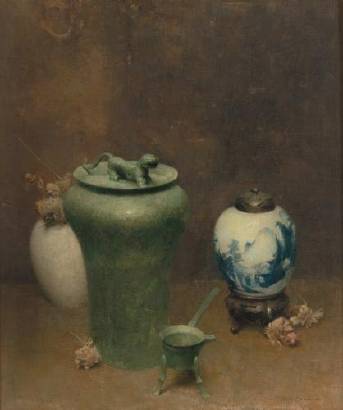 Still Life with Chinese Vase