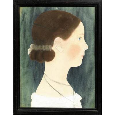 Portrait of Lydia Luana Thompson of Phillipston, Mass
