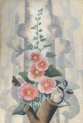 Hollyhocks