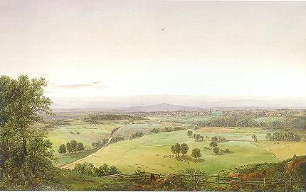 View of a Valley Town