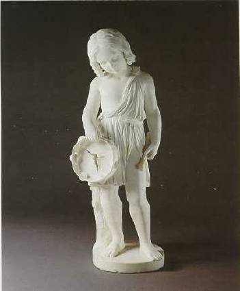 Boy with Tambourine by Thomas Crawford - Auction record, sale price, and art valuation. Compare with similar artists and explore comparable artworks.