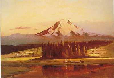 Mount Ranier--Sunset