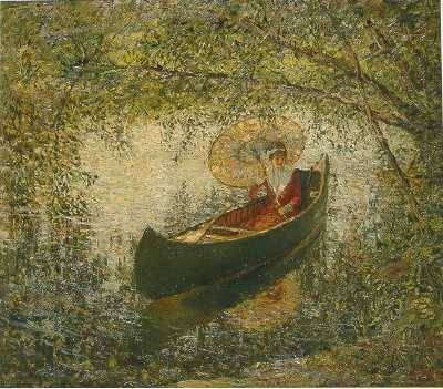 In the Canoe by Wilson Irvine - Auction record, sale price, and art valuation. Compare with similar artists and explore comparable artworks.