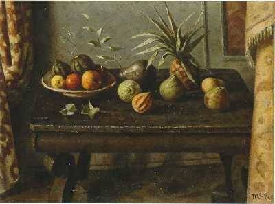 Fruit on a Black Table by Henry McFee - Auction record, sale price, and art valuation. Compare with similar artists and explore comparable artworks.