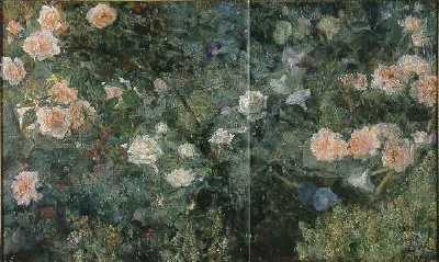 Rose Garden by Maria Dewing - Auction record, sale price, and art valuation. Compare with similar artists and explore comparable artworks.