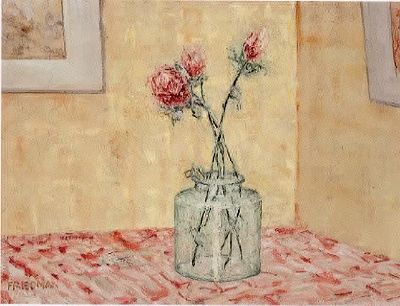 Three Flowers in a Vase